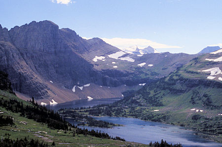 Sperry Peak & Glacier over Hidden Lake, Logan Pass area, Glacier National Park