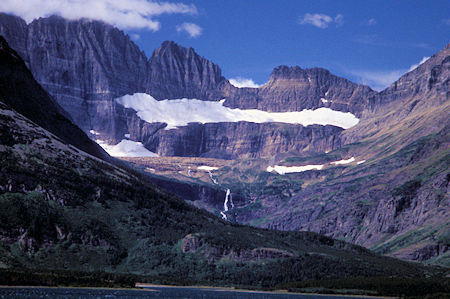 Many Glacier area over Lake Sherbourne, Glacier National Park