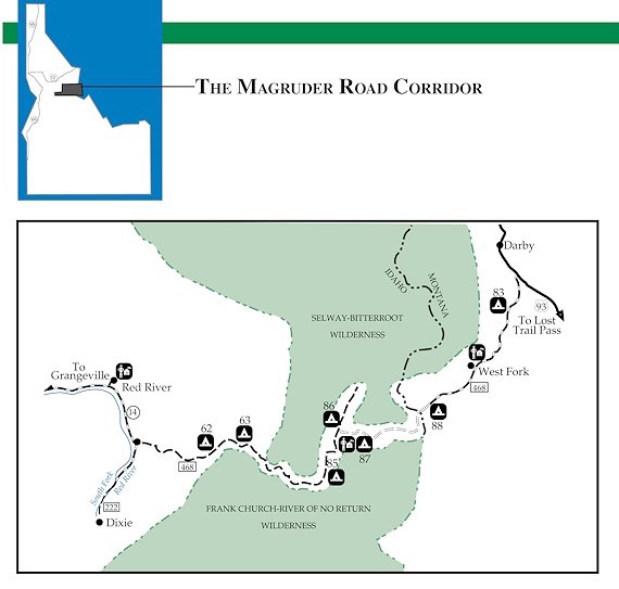 Magruder Road Corridor Map