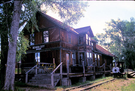 Nevada City Montana railroad station