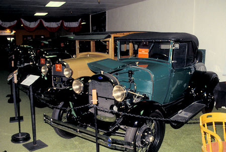 Antique cars at Old Montana Prison museum