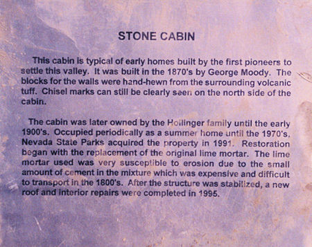 Historic Stone Cabin, Spring Valley State Park, Nevada
