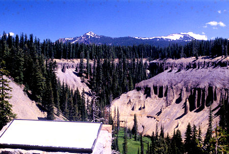 Fossil Fumeroles and Mount Mazama at Godfrey Glen on Annie Creek, Crater Lake National Park, Oregon 1996