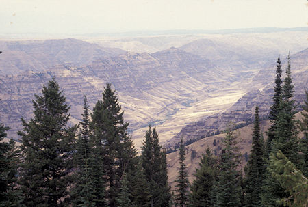 Imnaha River Valley from road to Hat Point, Hells Canyon National Recreation Area, Oregon