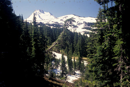 Mt. Jefferson from Jefferson Park trail (PCT),  Mt. Jefferson Wilderness, Oregon