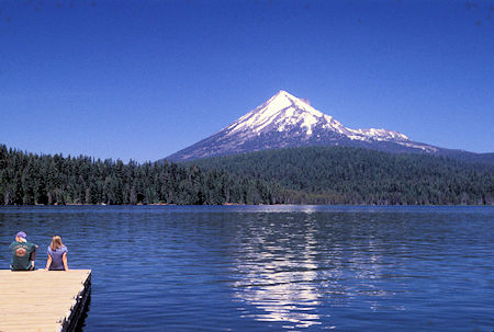 Mt. McLoughlin over Lake of Woods