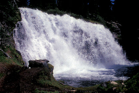 First falls on Green Lake Trail off Cascade Lakes Highway, Three Sisters Wilderness