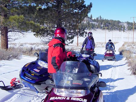 Snowmobile Training at Devil's Punch Bowl