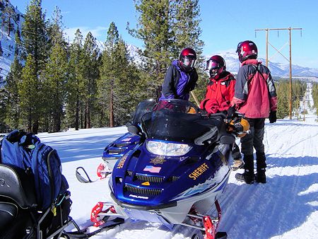 Snowmobile Training at Devil's Punch Bowl