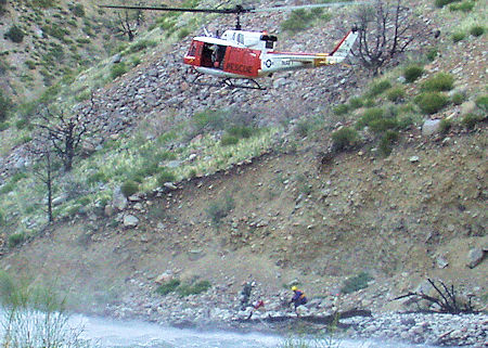 Family rescued from Walker River