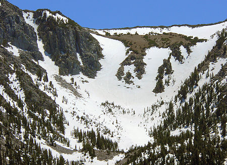 Rock Chute on the left