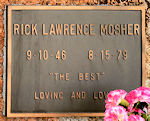 Rick Mosher grave marker