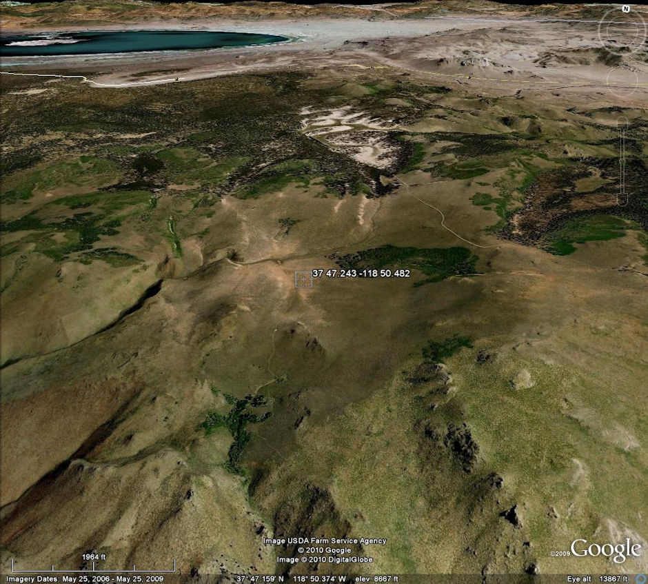 Google Earth Map of Helicopter Crash area