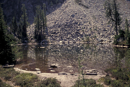 Lake/pond on Twisp Pass ridge, Lake Chelane-Sawtooth Wilderness west of Twisp, Washington