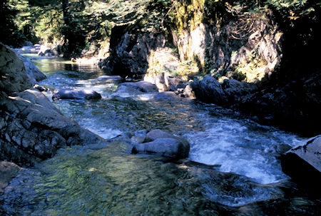 Deception Falls Creek, north side of Stevens Pass on US 2 west of Leavenworth, Washington