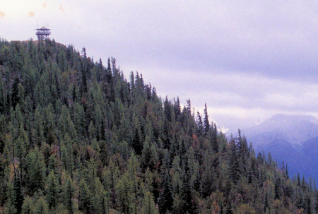View from trail toward Goat Peak Lookout near Winthrop, Washington