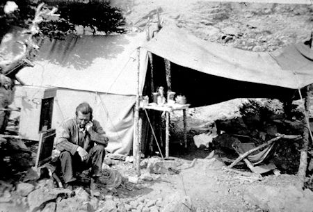 Home for an early Forest Service employee on Lookout Mountain. Communication was by telephone