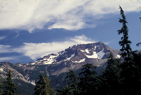 Tieton Peak from McCall Basin trail, Goat Rocks Wilderness, Washington