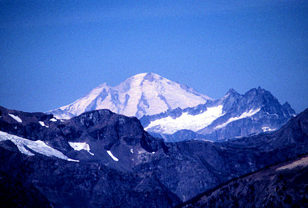 Mt. Baker from 7,440' Slate Peak near Harts Pass, Washington