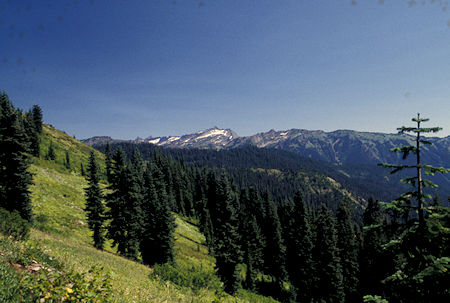 View north over Cady Ridge from Pacific Crest Trail, William M. Jackson Wilderness, Washington