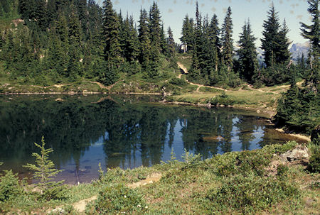 Lake Sally Ann on Pacific Crest Trail, Cady Ridge area, Henry M. Jackson Wilderness, Washington
