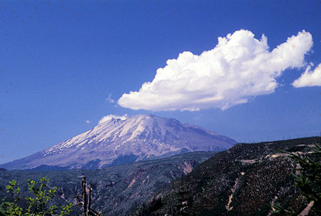Mount St. Helens from Northeast on USFS Road 25, Washington