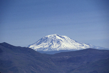 Mt. Adams from Elk Rock area, near Coldwater Visitor Center, Mount St. Helens National Volcanic Monument, Washington