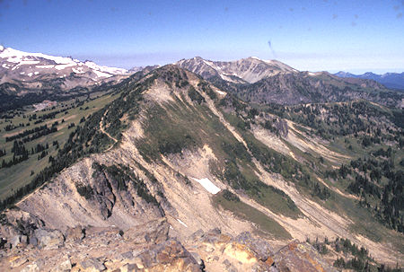 Sourdough Ridge from Dege Peak 7000 near Sunrise Visitor Center', Mt. Rainier National Park