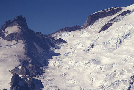 Emmons glacier from Dege Peak 7000' near Sunrise Visitor Center, Mt. Rainier National Park
