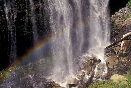 Rainbow at Narada Falls, Mt. Rainier National Park