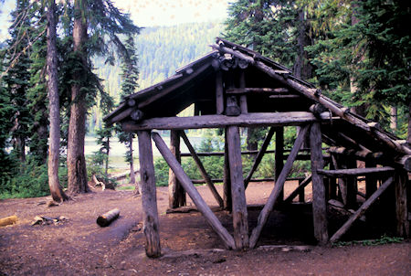 Shelter at Swamp Lake, William O. Douglas Wilderness, Washington