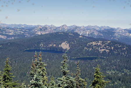Twin Sisters Lakes from Tumac Mountain, William O. Douglas Wilderness, Washington