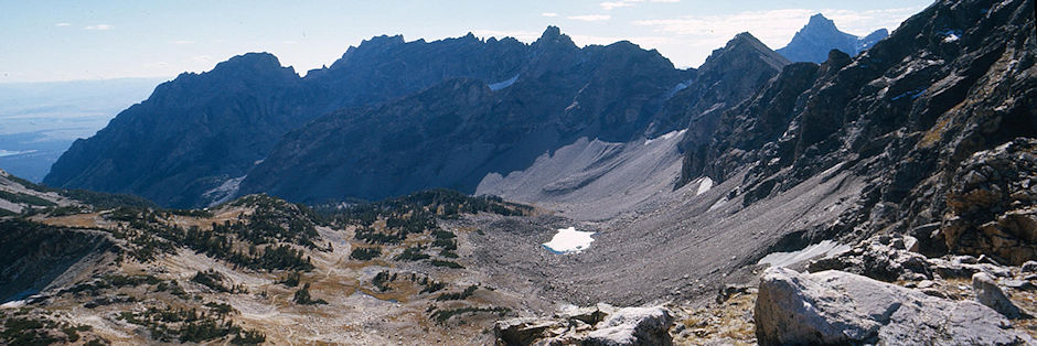 View from Paintbrush Divide - Grand Teton National Park 1977