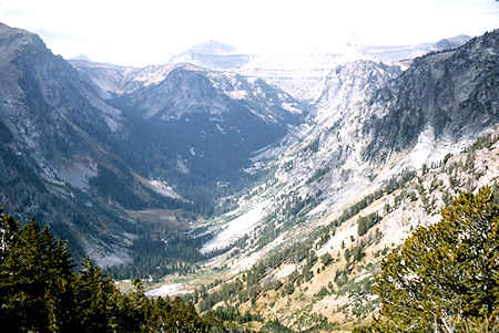 Death Canyon from Static Divide - Grand Teton National Park 1977