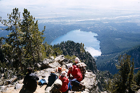 Lunch stop overlooking Phelps Lake - Grand Teton National Park 1977