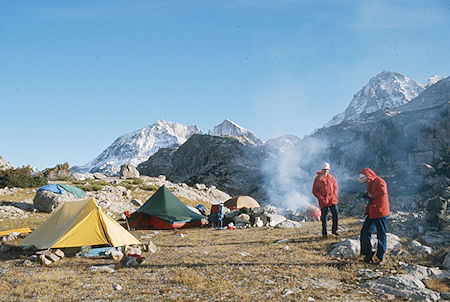 Camp at Lower Jean Lake - Wind River Range 1977