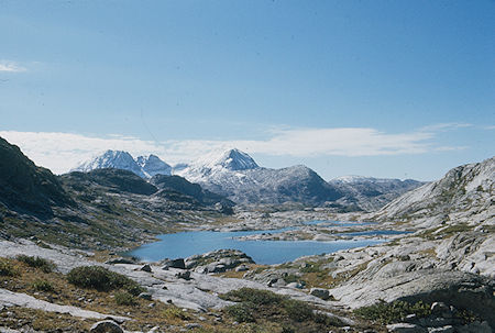 View south from Titcomb Basin - Wind River Range 1977
