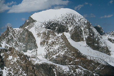 Gannett Peak from Dinwoody Pass by Gil Beilke - Wind River Range 1977