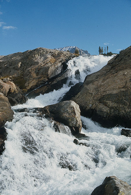 Falls into Island Lake - Wind River Range 1977