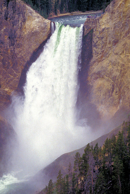 Lower Yellowstone Falls from Upper Lookout Point