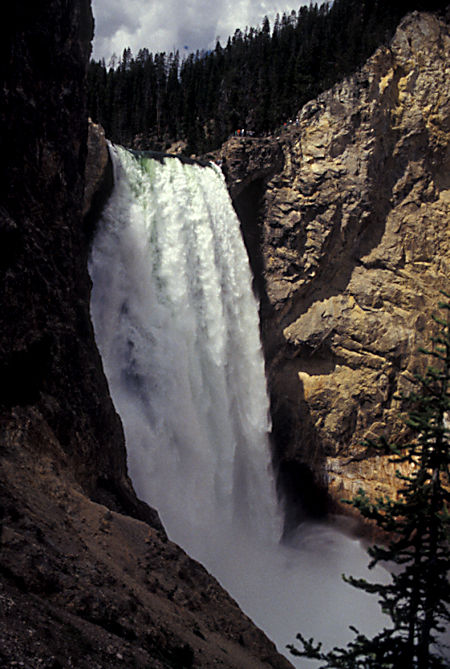 Upper Yellowstone Falls from Uncle Toms Trail