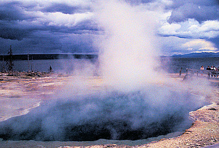 Abyss Pool, Yellowstone Lake, West Thumb area, Yellowstone National Park