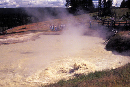Churning Cauldron, Mud Volcano area, Yellowstone National Park