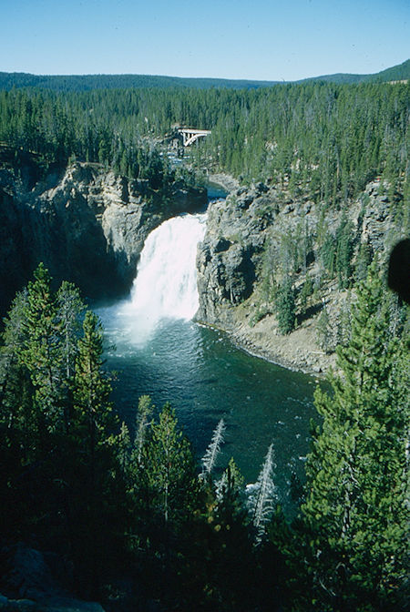 Upper Yellowstone Falls - Yellowstone National Park 1977